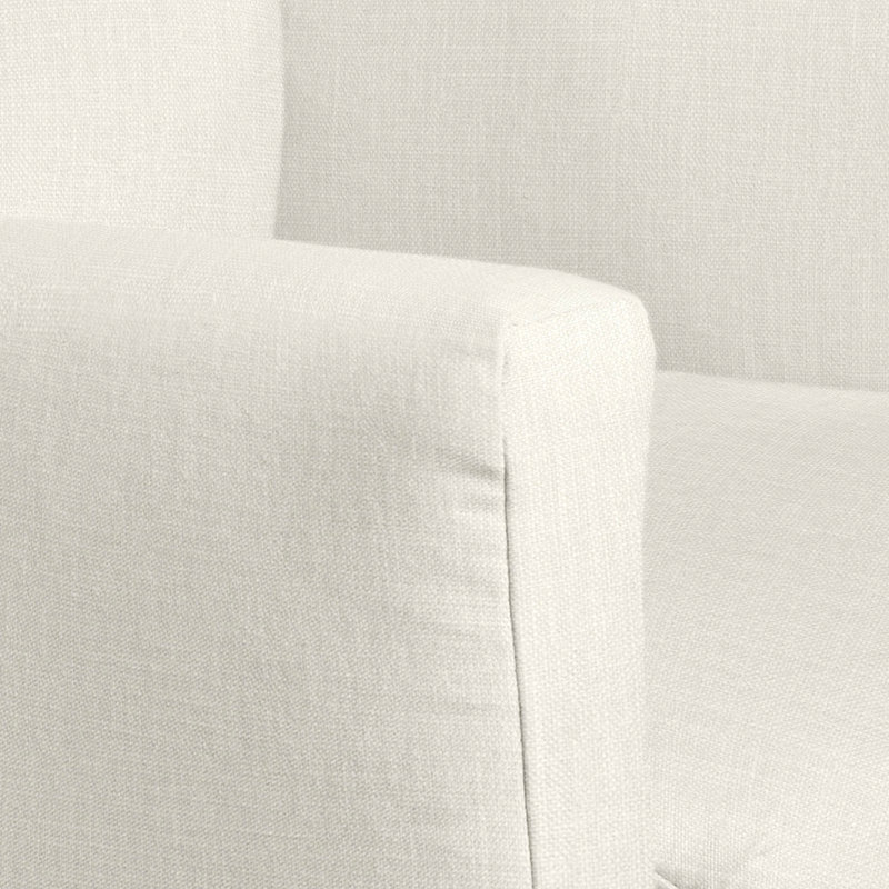 Godwin Upholstered Armchair, Conversation Pearl Basketweave