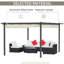 Kishmore 4m x 3m Aluminium Pergola