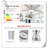 Museau Ceiling Fan with LED Lights-1680007385