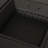 Outdoor 29" Square Mgo Wood- Burning Fire Pit, Dark Gray