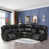 Black Faux Leather