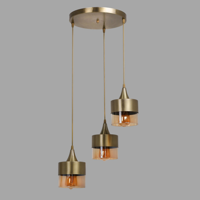 Bartell 3 - Light Gold Cluster Pendant