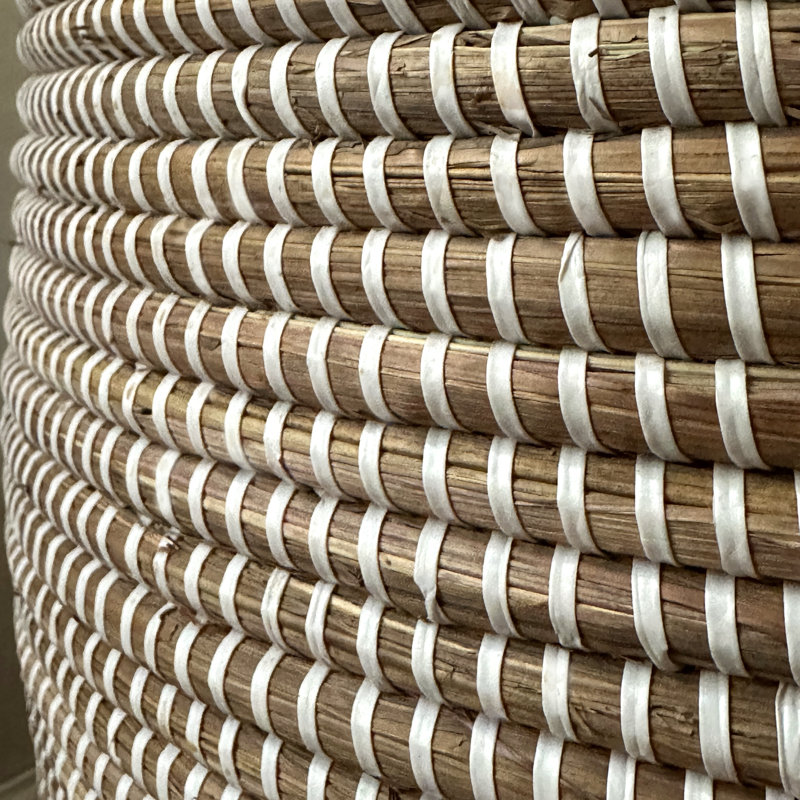Senegalese Basket: Large Hamper - White