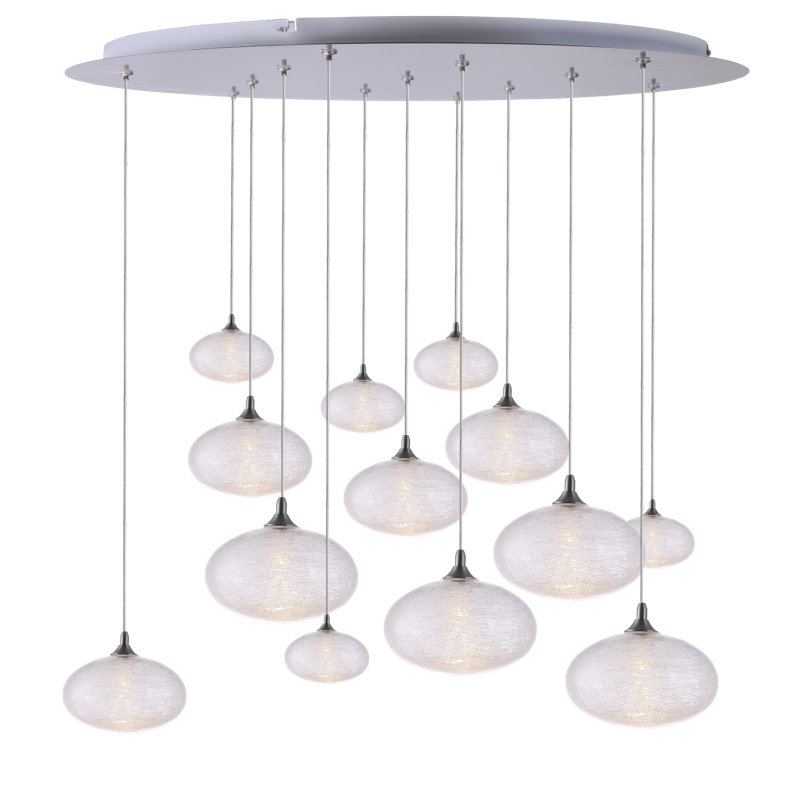 Mowgli 13 - Light Chrome Cluster Pendant