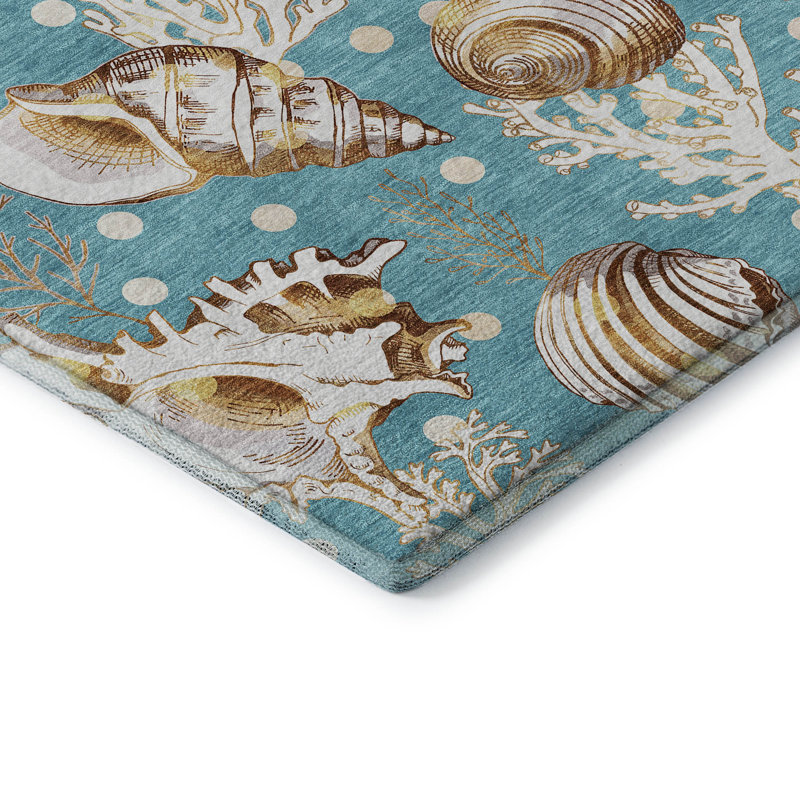 Tapis Cerrito AMF185 lavable à la machine de qualité supérieure, Rectangle 5 pi x 7 pi 6 po