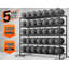 Nesat 60'' W Steel Height -Adjustable Shelving Unit with Wheels-789278248