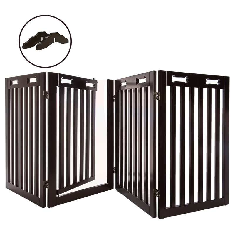 Barrière pour chien autoportante Pinder, Espresso