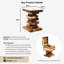 Burruss Solid Wood Block End Table