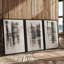 Ensemble de 3 impressions sur toile Hazy Shade Whimsy-106959770-106959781