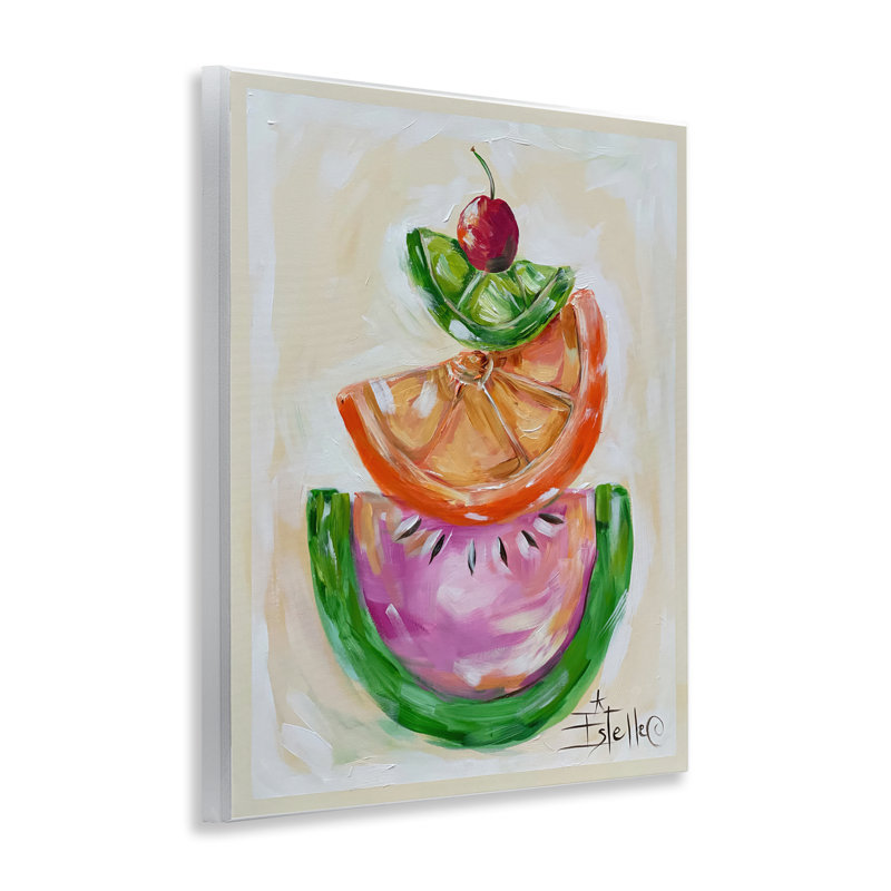 «Stacked Fruit Slices» par Estelle Grengs