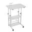 Height Adjustable Mobile Overbed Table with Wheels-43397151
