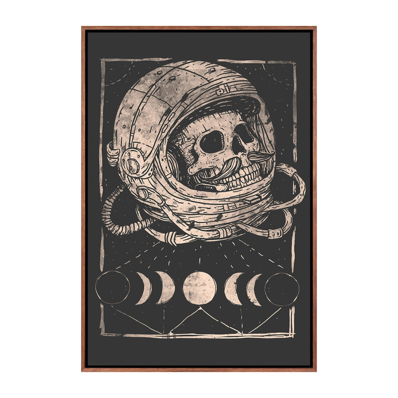 Infinity par Mike Koubou - impression d'art graphique, H 26 po x l 18 po x 1,5 po, Toile avec cadre en bois classique