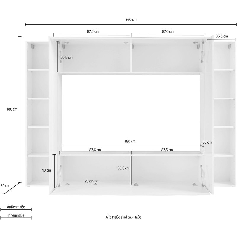 Maruska Unfinished Floating Entertainment Centre for TVs up to 70"