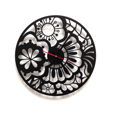 Floro Metal Wall Clock