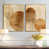 Gold Floater Framed