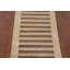Tapis jaune moderne abstrait 3 x 5