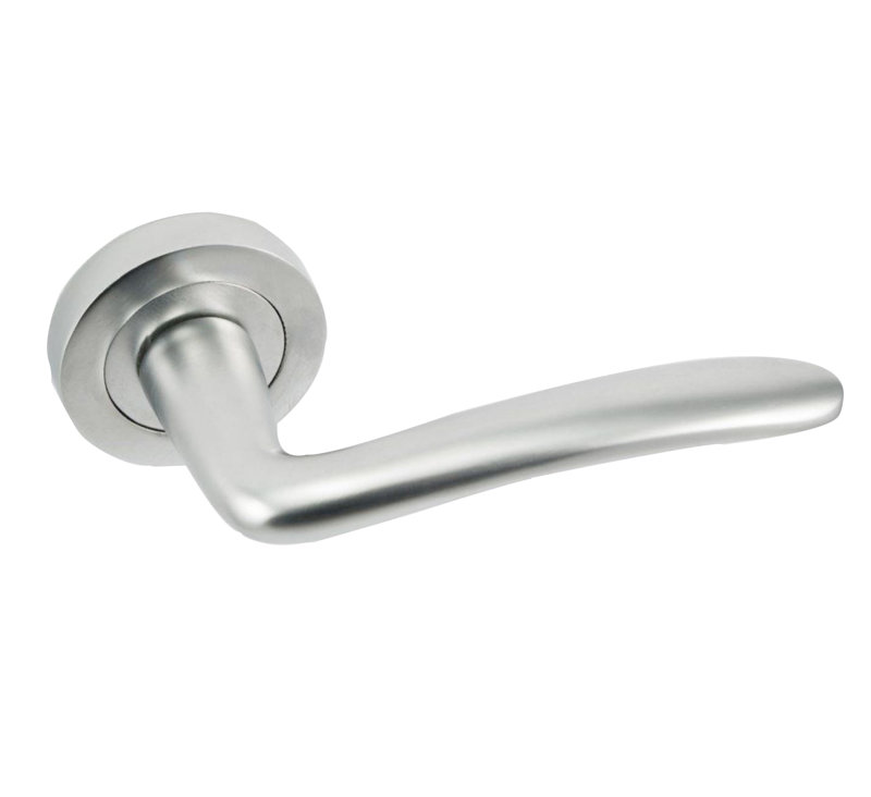 Liberty Hill Passage Door Handle, Polished Chrome