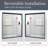 DreamLine Alliance Pro HV 56 - 60 inch W x 70 1/2 inch H Semi-Frameless Bypass Shower Door in Matte Black-69488225-121250580