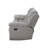 2-piece Chenille Upholstered Reclining Sofa Set Grey