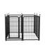 Niche pour chien de taille moyenne, imperméable, plancher surélevé, abri de jardin moyen en bois, utilisation pratique-2022391088-2022391095