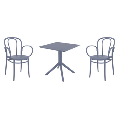 Farrah 28" Patio Bistro Set