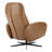 Danva Genuine Leather Swivel Recliner-101479846