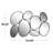 Mares Metal Oval Wall Mirror