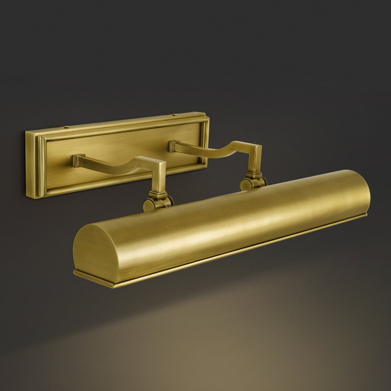 3-Light 18" Dimmable Wall Mounted Sconce Picture Light, Gold