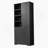 Bathroom Storage Cabinet With Doors And Drawers, Tilt-Out Laundry Hamper, Multiple Storage Space, Freestanding Style, Open Shelve, Adjustable Shelf, Black-720464692