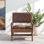Fauteuil en similicuir 25 po Marsida