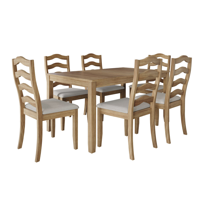 Ensemble repas 6 personnes Ocossio, Naturel