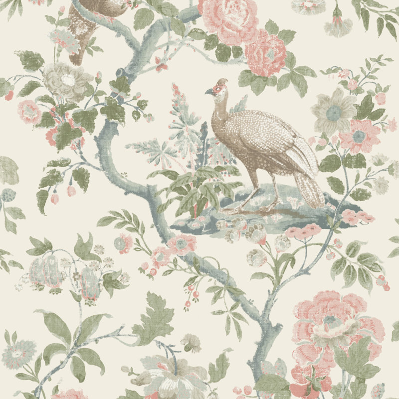 Ashmore Wallpaper Roll, Blush