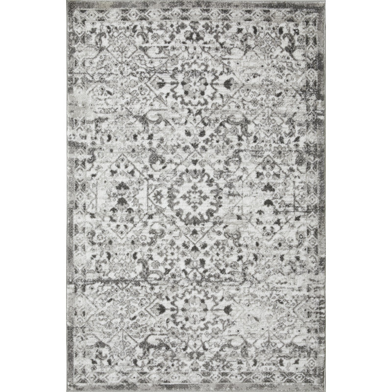 Ragheb Washable Oriental Indoor Rug, Rectangle 4' x 6'