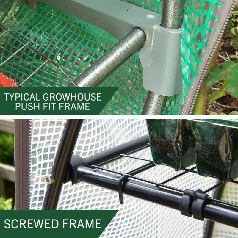 2.95 Ft W x 1.35 Ft D Growing Rack
