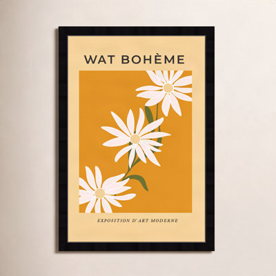 French "White Daisy" Print by Oliver Gal