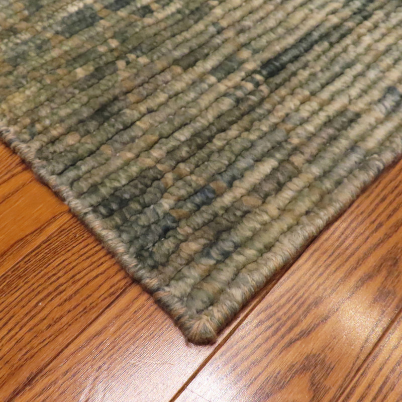 Mystique Handmade Wool Geometric Area Rug, Rectangle 5' x 7'