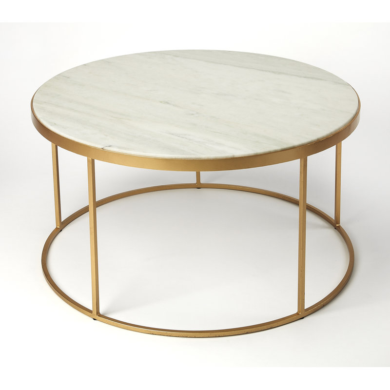 Koehler Marble Top Single Coffee Table