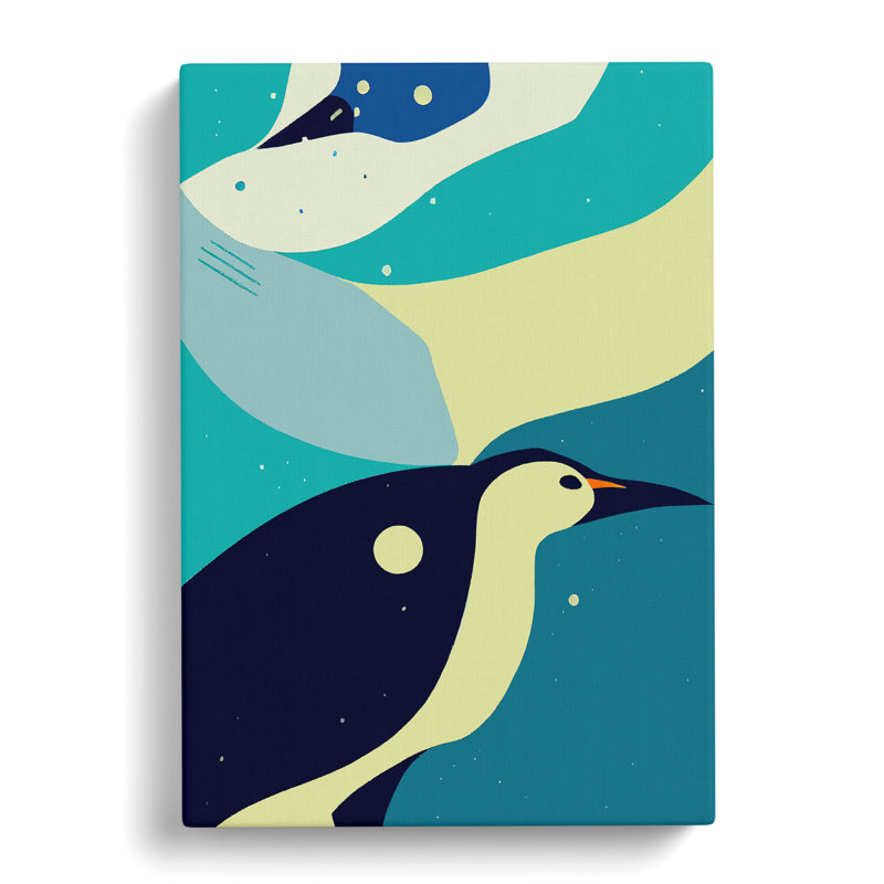 Penguin No.1 - Wrapped Canvas, 50cm H x 35cm W x 3cm D
