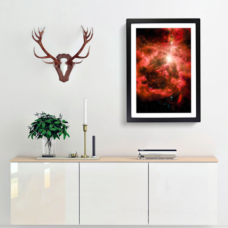 Universe in Abstract Vol.3 - Picture Frame Graphic Art Print, Black Framed, 48cm H x 36cm W x 2cm D