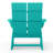 Modern Poly Adirondack Chair (Set Of 4), Black-59871973