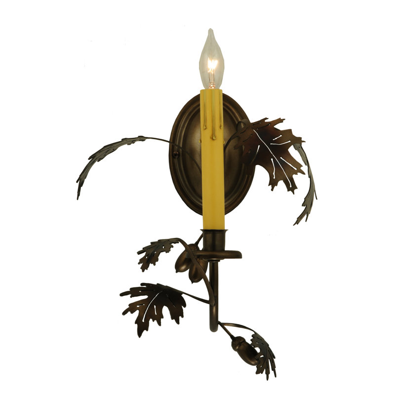 Rustic Lodge 1 - Light Candle Wall Light