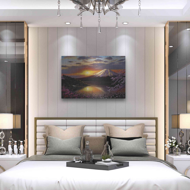 «Sunset Vviews» par Anthony Casay, art mural en métal, H 24 po x l 36 po