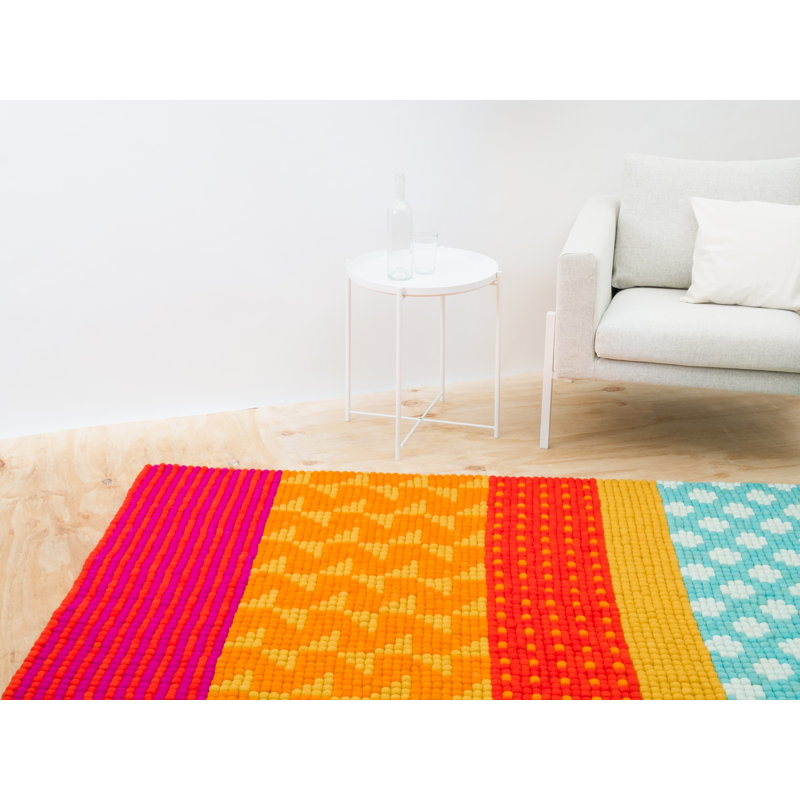 Kerala Geometric Wool Hand Woven 160cm X 230cm Area Rug
