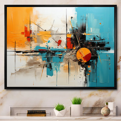 Collage fusion V sur toile
