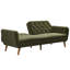 Full / Double 210.8cm Velvet Futon Sofa-71882462