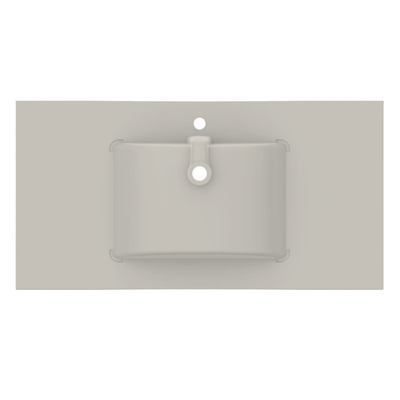 43'' Ceramic Top 1.8 cm thick White, Single