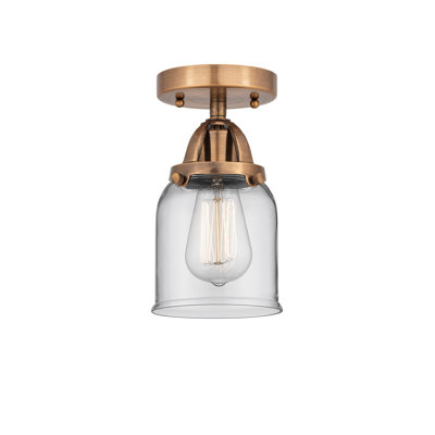 Glass Semi Flush Mount