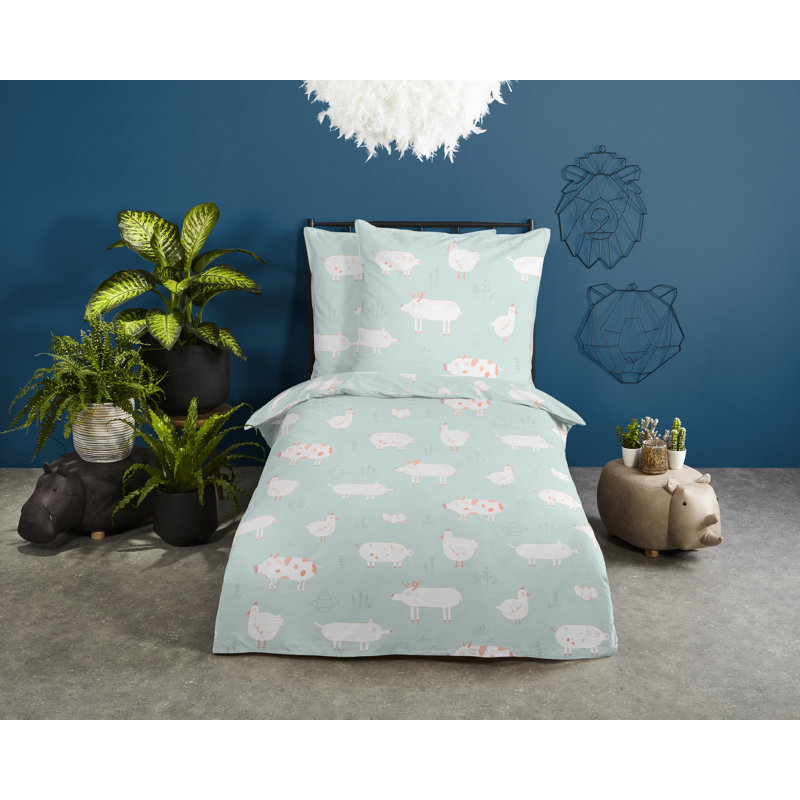 No Pattern Duvet Cover Set with Pillowcases