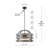 Maddox 3 - Light Dimmable Lantern Chandelier