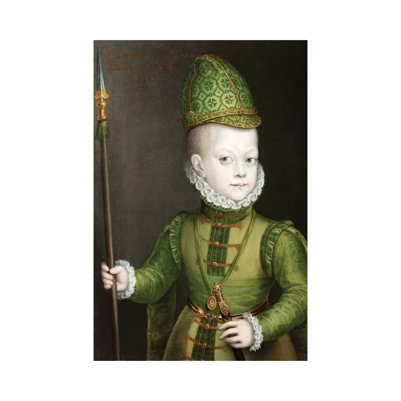 Portrait Of A Boy At The Spanish Court, C.1565-70 by Sofonisba Anguissola - Wrapped Canvas Painting